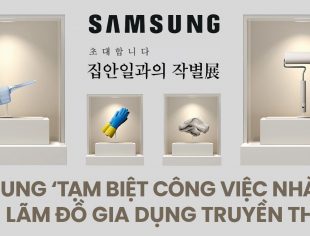 Triển lãm của Samsung: Khi AI biến việc nhà thành chuyện quá khứ